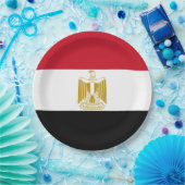 Assiettes En Carton Drapeau Égypte (Fête)