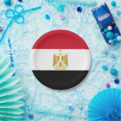 Assiettes En Carton Drapeau égyptien (Fête)