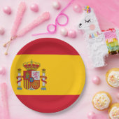 Assiettes En Carton Drapeau Espagne - Bandera de Espana (Fête)