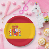 Assiettes En Carton Drapeau espagnol (Fête)