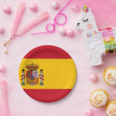 Assiettes En Carton Drapeau espagnol (Fête)