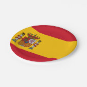 Assiettes En Carton Drapeau espagnol (Angle)