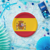 Assiettes En Carton Drapeau espagnol (Fête)