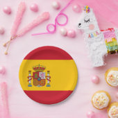 Assiettes En Carton Drapeau espagnol (Fête)