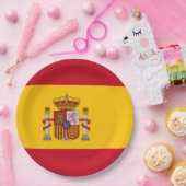 Assiettes En Carton Drapeau espagnol (Espagne) (Fête)