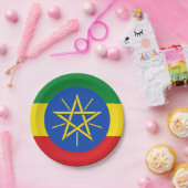 Assiettes En Carton Drapeau éthiopien (Fête)