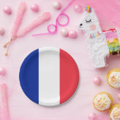 Assiettes En Carton Drapeau français (Fête)