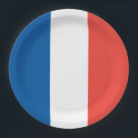 Assiettes En Carton Drapeau français : Partie tricolore de jour de<br><div class="desc">Plats de fête comportant les Français tricolores ! Un cadeau parfait pour des francophiles ! Grand pour une partie de jour de bastille le 14 juillet ou une partie "de voyage de fève" pour un étudiant étudiant à l'étranger. Ayez-les en main en soutenant des Bleus de Les pendant des matchs...</div>