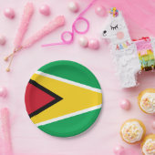 Assiettes En Carton Drapeau guyanais (Fête)