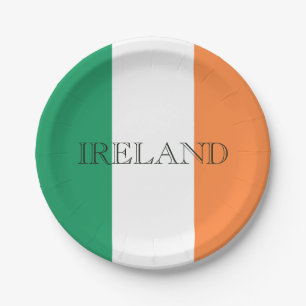 Assiettes En Carton Drapeau irlandais Irlande ppp