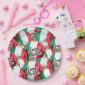 Assiettes En Carton Drapeau italien (Fête)