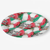 Assiettes En Carton Drapeau italien (Angle)