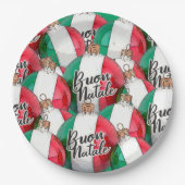 Assiettes En Carton Drapeau italien (Devant)