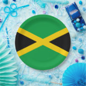 Assiettes En Carton Drapeau jamaïcain (Fête)