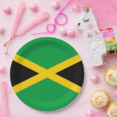 Assiettes En Carton Drapeau jamaïcain (Fête)