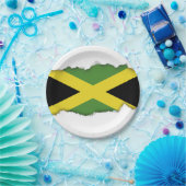 Assiettes En Carton Drapeau jamaïcain (Fête)