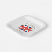Assiettes En Carton Drapeau King Charles III Union Jack (Angulaire)