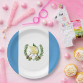 Assiettes En Carton Drapeau : Le Guatemala (Fête)