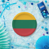 Assiettes En Carton Drapeau lituanien (Fête)