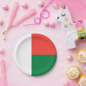 Assiettes En Carton Drapeau Madagascar (Fête)