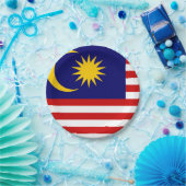 Assiettes En Carton Drapeau malaisien (Fête)