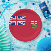 Assiettes En Carton Drapeau Manitoba (Fête)
