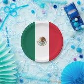 Assiettes En Carton Drapeau mexicain (Fête)