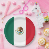 Assiettes En Carton Drapeau mexicain (Mexique) (Fête)