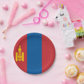 Assiettes En Carton Drapeau mongol (Fête)