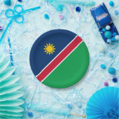 Assiettes En Carton Drapeau Namibie (Fête)