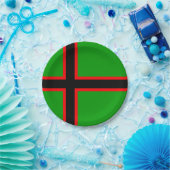 Assiettes En Carton Drapeau national de Karelia (Fête)