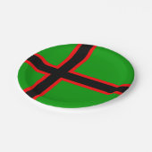 Assiettes En Carton Drapeau national de Karelia (Angle)