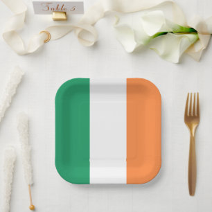 Assiettes En Carton Drapeau national de l'Irlande, Norme irlandaise, B