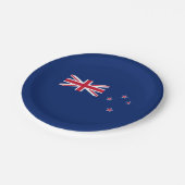 Assiettes En Carton Drapeau néo-zélandais (Angle)