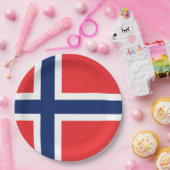 Assiettes En Carton Drapeau Norvège (Fête)