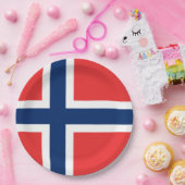 Assiettes En Carton Drapeau norvégien (Fête)