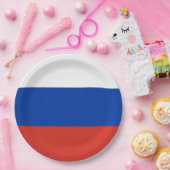 Assiettes En Carton Drapeau russe (Fête)