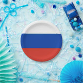 Assiettes En Carton Drapeau russe (Fête)