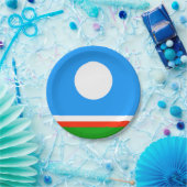 Assiettes En Carton Drapeau Sakha (Fête)