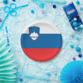 Assiettes En Carton Drapeau Slovénie (Fête)