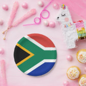Assiettes En Carton Drapeau sud-africain (Fête)