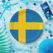 Assiettes En Carton Drapeau suédois (Fête)