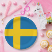 Assiettes En Carton Drapeau suédois (Fête)