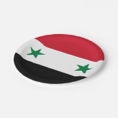 Assiettes En Carton Drapeau syrien (syrien) (Angle)