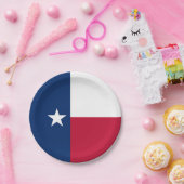 Assiettes En Carton Drapeau Texan, Drapeau du Texas (Fête)