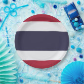 Assiettes En Carton Drapeau thaïlandais (Thaïlande) (Fête)