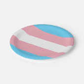 Assiettes En Carton Drapeau trans (Angle)
