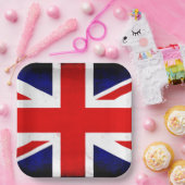 Assiettes En Carton Drapeau Union Jack britannique (Fête)
