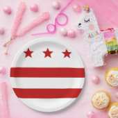 Assiettes En Carton Drapeau urbain de Washington D.C. (Fête)