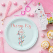 Assiettes En Carton Dream Big Dreamcatcher Bohemian Dream Catcher (Fête)